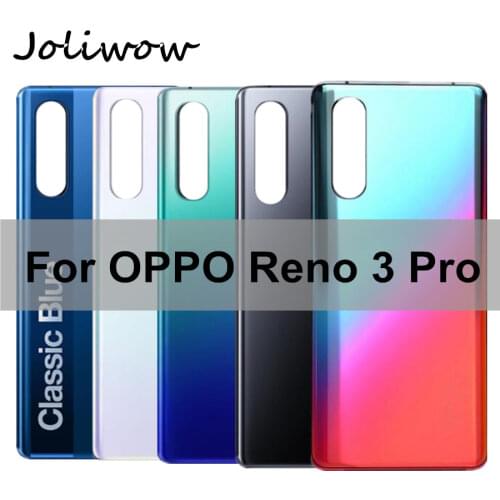 6.5 inch For Oppo Reno 3 Pro Back Battery Cover Door Housing case Rear Glass parts Replacement for Reno3 Pro 5G Battery Cover