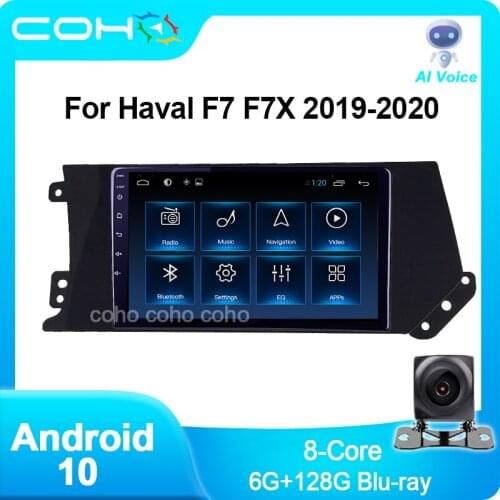COHO for 1280*720P Car Radio for GREAT WALL Hover Haval F7 F7X 2019-2020 Android 10 Stereo Audio Video Multimedia Autoradio