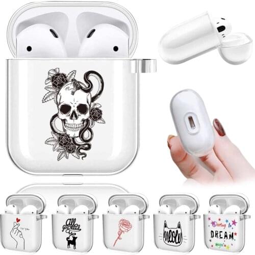 For Apple Airpods 1 2 Wireless Bluetooth Earphone Case for Apple AirPods New Silicon Case Cute Cover Box Case