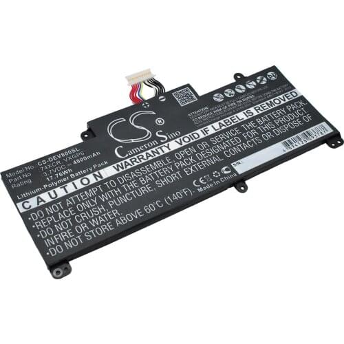 CS 4800mAh / 17.76Wh battery for DELL T01D, T10D-5830, Venue 8 Pro 74XCR, VXGP6