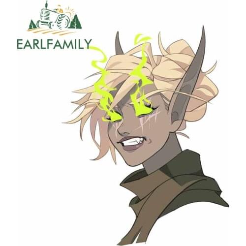 EARLFAMILY 13cm x 9.9cm For World Of Warcraft Vinyl Car Stickers Creative RV Trunk Decal Scratch-Proof Sunscreen Car Styling