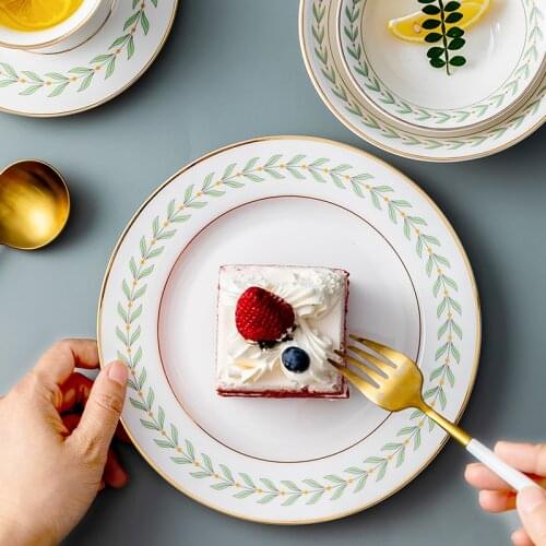 Japanese style Phnom Penh ceramic Western food plate creative breakfast dessert steak dinner plates