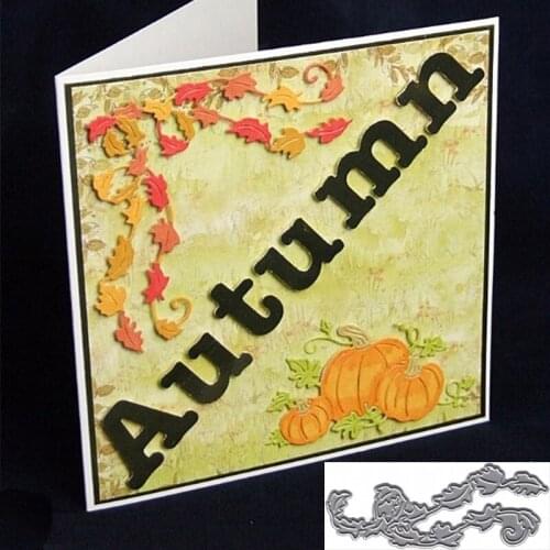 Trailing Leaves Metal Cutting Dies New 2019 Stencils for DIY Scrapbooking DIY Paper Cards Craft Making and Craft Fun Decoration