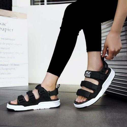 On hollow dress men sandalia mens comfort geta masculina mens breathable rubber footwear sandles praia summer big roman s de in