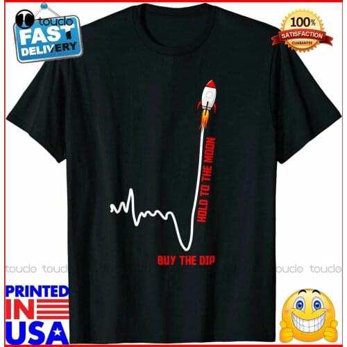 New Gme Stock Amc Hold To The Moon Buy The Dip Stock Market T-Shirt Cotton T Shirt Tee