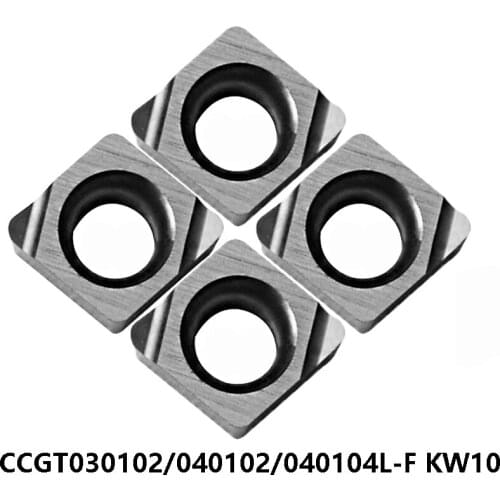 CCGT 030102 040102 040104 CCGT030102 CCGT040102 CCGT040104 L-F KW10 CCGT0401 Carbide Inserts Lathe Cutter Turning Tool