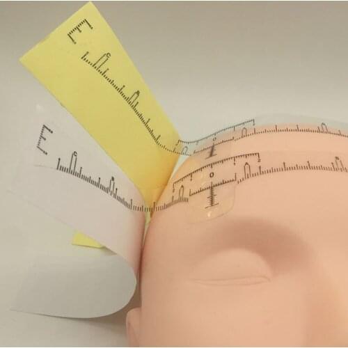 Semi Permanent Eyebrow Rulers Tool Measures Microblading Permanent Make Up Eyebrow Tattoo Position Ruler