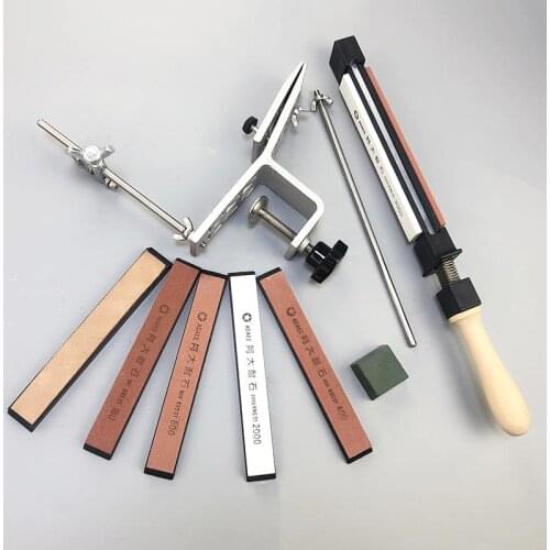 Knife sharpenerProfessional fixed-angle sharpenerHone sharpening systemKnife sharpening oilstoneKitchen practical sharpener