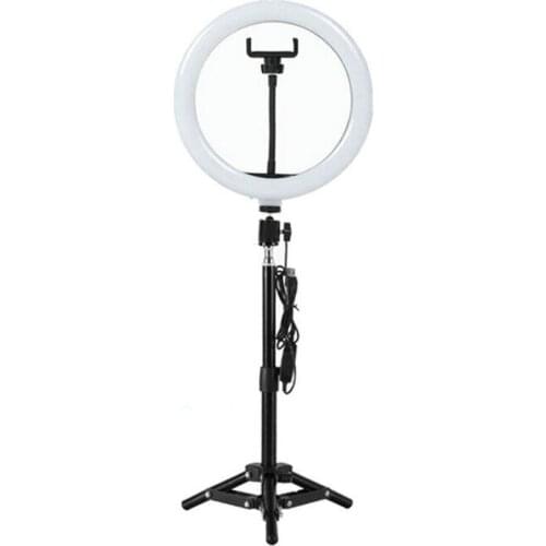 LED Ring Light photography fill lamp W/Tripod Stand Phone Holder Make-up for Camera iPhone YouTube Lighting casting Dia.26CM