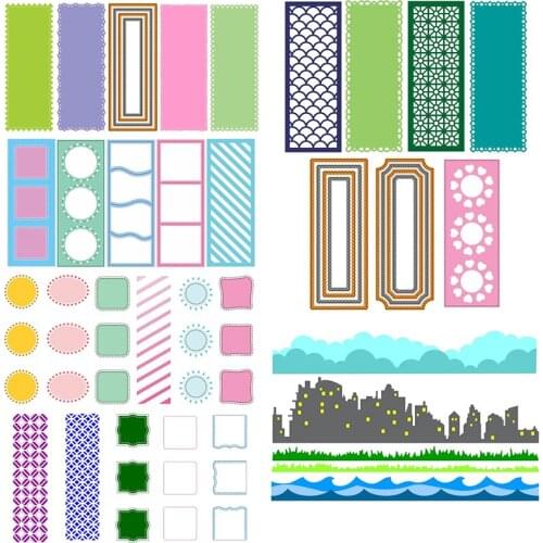 Slimline Cutting Dies and Inside Metal Cutting Dies Stencil For Scrapbooking Album Photo Handmade Paper Cards Crafts New Die-Cut