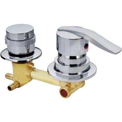 Vidric wall mounted 2/3/4/5 Ways water outlet brass shower tap screw or intubation Copper shower cabin shower room mixing valve
