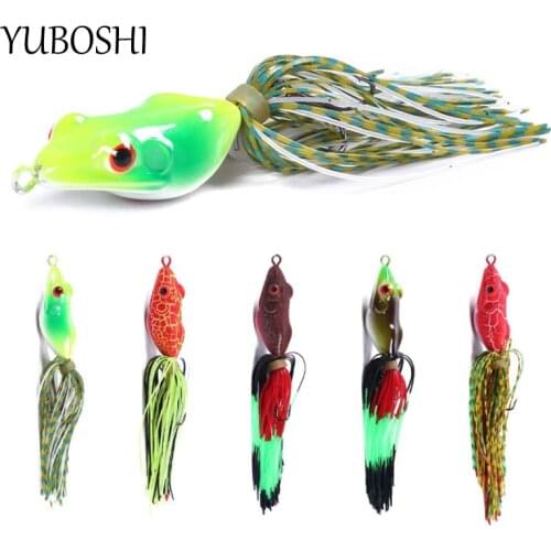 YUBOSHI 11cm/9.8g High Quality Bionic Fishing Bait Plastic Frog Bait Saltwater/Freshwater Blackfish Hard Bait