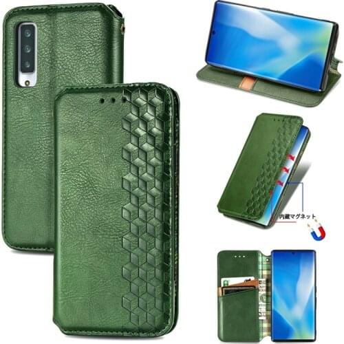 10PCS for Fujitsu Arrows Be4 F-41A 5G F-51A F-01L F-42A NX9 F-52A Lattice PU Leather Flip Wallet Magnetic Closure Phone Case