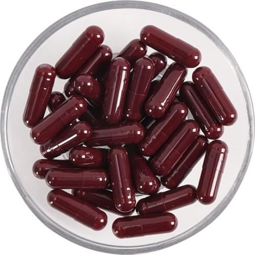 1000PCS 0# Coffee Empty Hard Gelatin Capsule Medicine Capsule Empty Pill Vitamins Personal Health Care Pill Cases Splitters