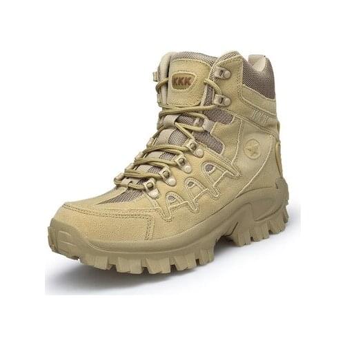Mens Military Boot Combat Mens Ankle Boot Tactical Big Size 39-46 Army Boot Male Shoes Work Safety Shoes Motocycle Boots