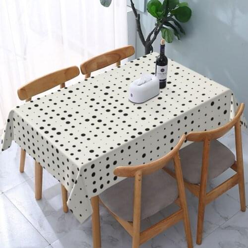 Black And White Squares PVC Cloth Tablecloth Table Cover Overlay For Birthday Wedding Banquet Restaurant Festival Party Supply