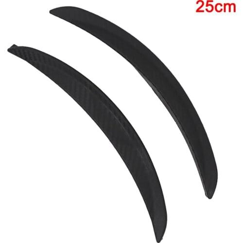 Carbon Fibre Fender Flare Wheel Eyebrow Decorative Strips Car Tires Suitable Round Rubber Stickers Arch Car Styling