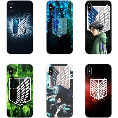For Xiaomi Redmi 4A S2 Note 3 3S 4 4X 5 Plus 6 7 6A Pro Pocophone F1 Attack On Titan Anime Accessories Phone Cases Covers