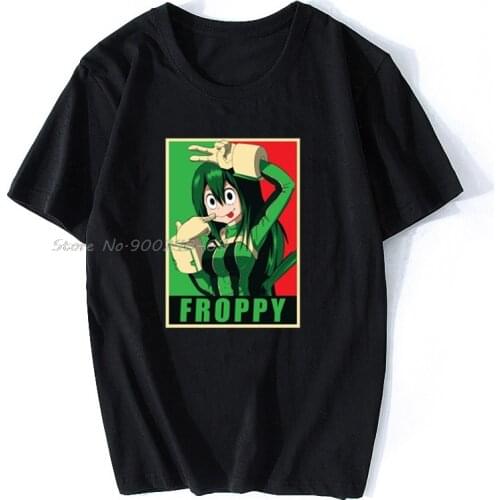 Men t-shirt Froppy Hope tshirt Women t shirt Cotton Tees Tops Anime Harajuku Streetwear