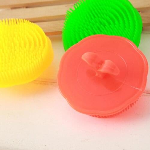 Home Salon Hair Brush Silicone Spa Shampoo Brush Shampoo Scalp Shower Washing Hair Brush Head Massage Comb Soft Bathing Tool