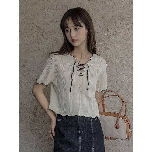 GLODTAOS Women's Knitted T-shirts