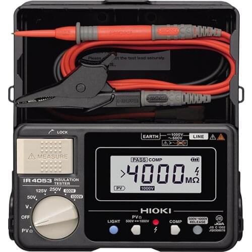HIOKI IR4053-10 Digital Insulation Tester for Photovoltaic Generation Systems Solar Power