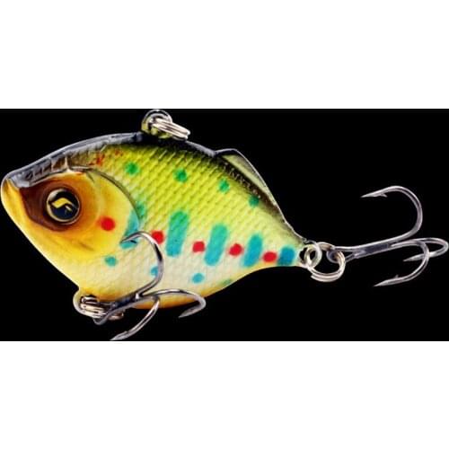 45mm/8.6g Artificial VIB Sinking Wobblers Fishing Lure Hard Bait Diving depth0.5-2M Bionic Anti-Corrosion Plastic Fishing Bait