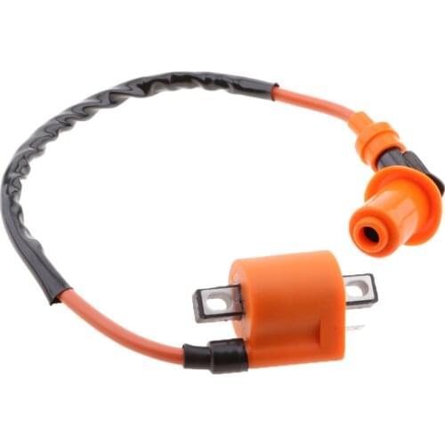 Ignition Coil Replacement for Yamaha Pw50 Pw80 All Year Scooter Mini Moto Dirt Bike ATV, Orange