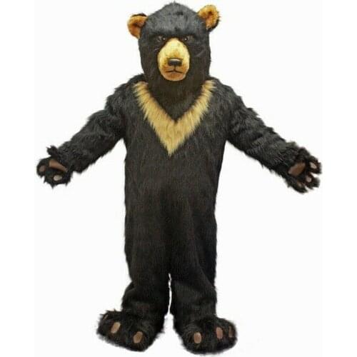 Black Bear Mascot Costume Fursuits Cosplay Party Game Fursuit Acting Costume Adult Use Birthday Party Outfits Clothing Ad