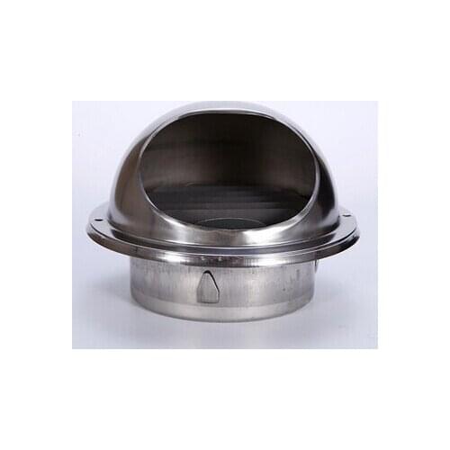Stainless steel cover SS304 smoke cap hood wall output 15cm or 12cm diameter