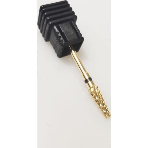 Easy Nail Drill Bit Carbide Gold drills Electric Milling Cutter Manicure Drills Bits Nail Art Equipment Pedicure Tools L0412