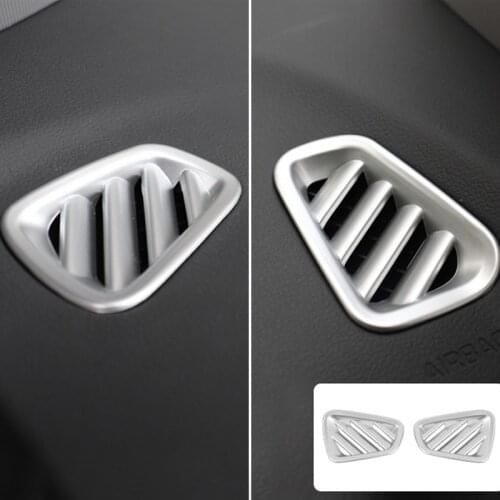 LHD! For Hyundai Tucson 2019 2020 ABS Plastic Interior Upper Air Condition AC Vent Outlet Cover Trim 2pcs Car Styling