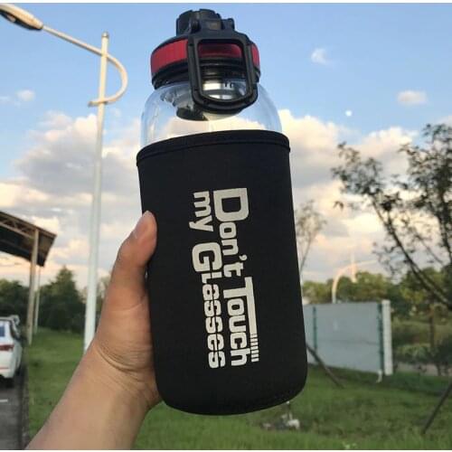 NOOLIM 1000ml 700ml Large Capacity Water Bottle With Tea Infuser Outdoor Travel Glass Bottle Women and Men Fashion Gift