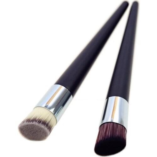 New 1PC Oblique Head Foundation brush Powder Concealer Liquid Foundation Face Makeup Brushes Tools Professional Beauty Cosmetics