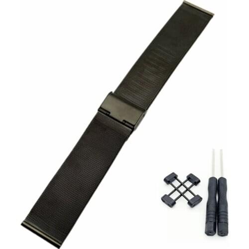For Suunto Core Series Watch Milanese Strap High Quality Stainless Steel Watchband + Adapter + 2Pcs Tool