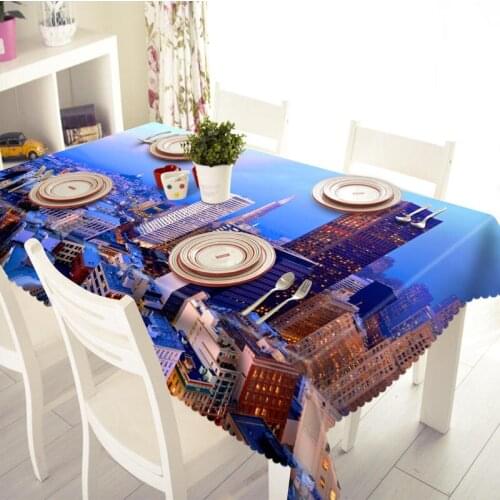 Soft glass pvc tablecloth waterproof Home Decor rectangular 3D Table cloth wedding Round table cover Customized size Pillowcase