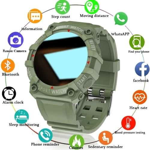 LIGE New Smart Watch Fitness Color Screen Smart Sport Bracelet Activity Running Tracker Heart Rate For Men Women smartwatch+Box