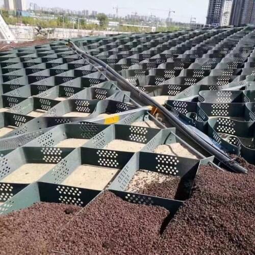 Honeycomb Interlocking Gravel Grid Geocell,Plastic Gravel Paving Stabilizer Geocell price per square meter