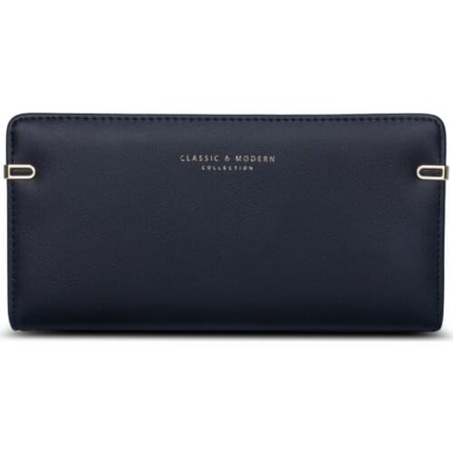 Large Capacity Women Wallet Made Of Leather Female Long Clutch Purse For Phone Bag Credit Card Holder With Zipper Coin Pocket