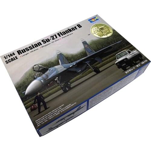 1/144 Russian Su-27 Flanker B Fighter Assembled Model Toy