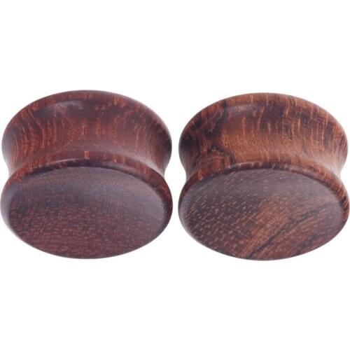 1 Pair Sale fashion flesh tunnels ear plugs big gauge piercing expander wood 8mm - 20mm pircing body jewelry
