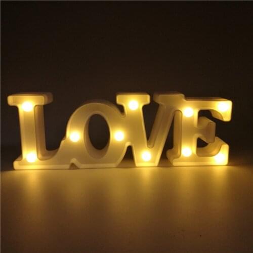 1Pcs LOVE LED String Night Light Lamp Valentines Day Anniversary Hanging Lamp Wedding Decoration Event Birthday Party Supplies