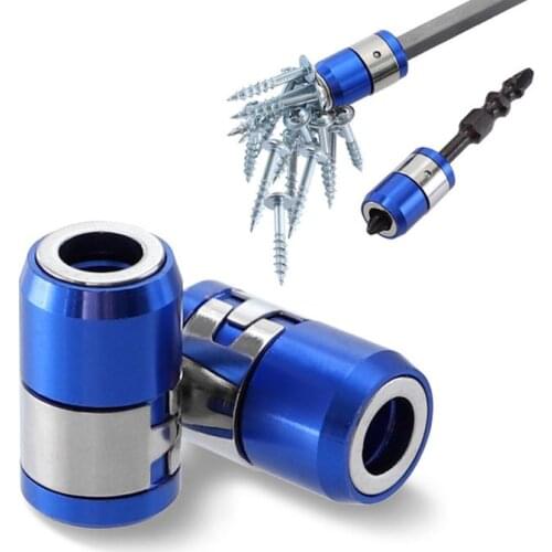1PC Magnetic Ring 1/4" 6.35mm Metal Strong Magnetizer Screw for Electric Phillips Screwdriver Bit Wholesale