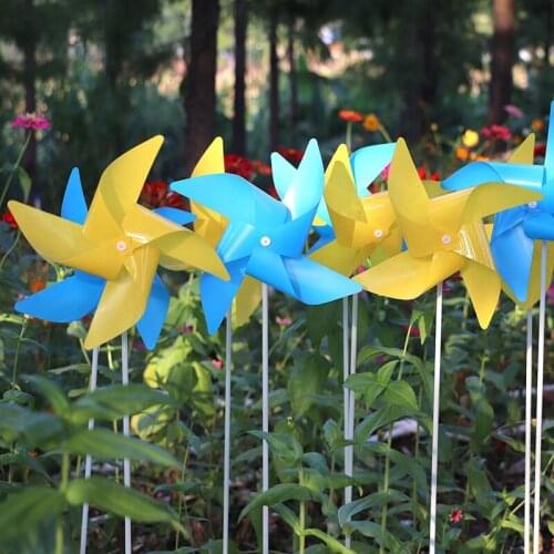 2pc Outdoor waterproof led lights holiday wind engineering lighting luminous reed ground lamp lights led the windmill