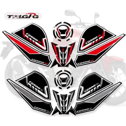 3D Motorcycle Anti-slip Tank Pad Sticker Pad Side Gas Kneepad Protector FOR HONDA CB500X 2018 2019 2020