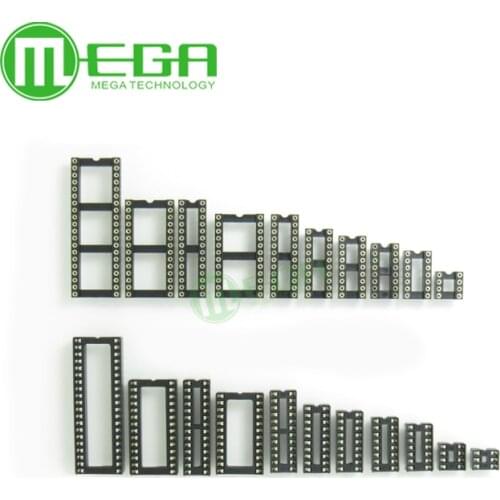 50pcs 16 Pin DIP SIP IC Sockets Adaptor Solder Type