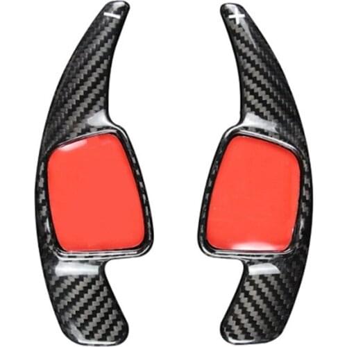 Carbon Fiber Car Steering Wheel Paddle Shift Extension Shifter For- A3 A1 A5 A7 Q3 A8 S5 Q7 TT TTS