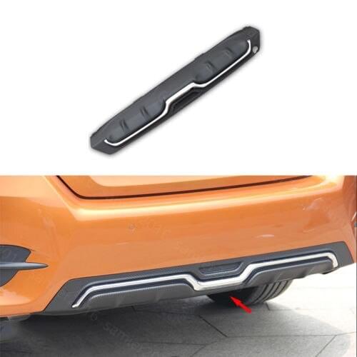 Carbon Fiber Color Fit For Honda Civic 16+ Rear Bumper Lip Diffuser Guard Cover