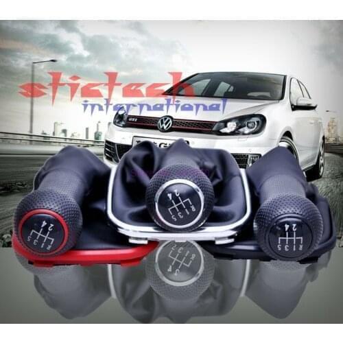 By DHL or Fedex 50 pcs Gear Shift Knob Boot 5 Speed Man made Leather For VW/Mk4/Golf/Jetta Auto Accessories