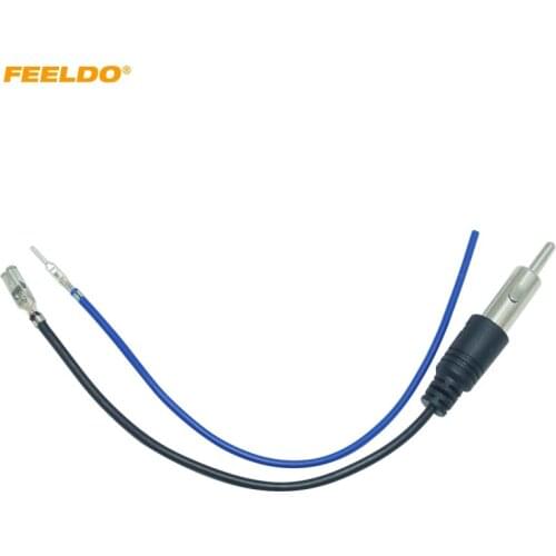 FEELDO DIY Universal Car Stereo Radio 1PIN Plug Antenna Adapter Wire For Nissan Honda Subaru KIA Hyundai #CA5779